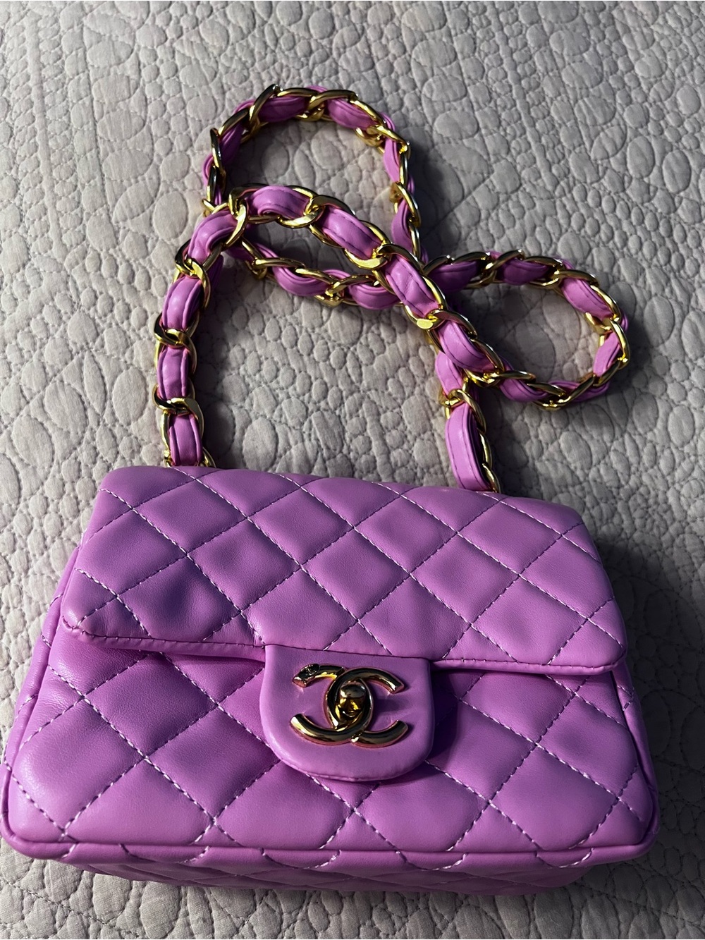 Chanel GWP leather Quilted Mini Flap shoulder bag